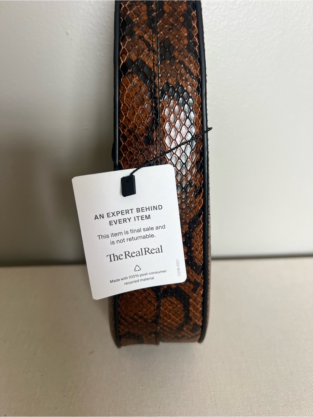 NWT Coperni Python Print Swipe Mini Bag - Picture 7 of 10